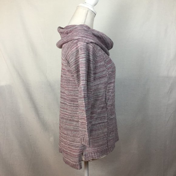 $4 SALE! Kim Rogers 3/4 Sleeve Cowl Neck Sweater - Picture 2 of 4